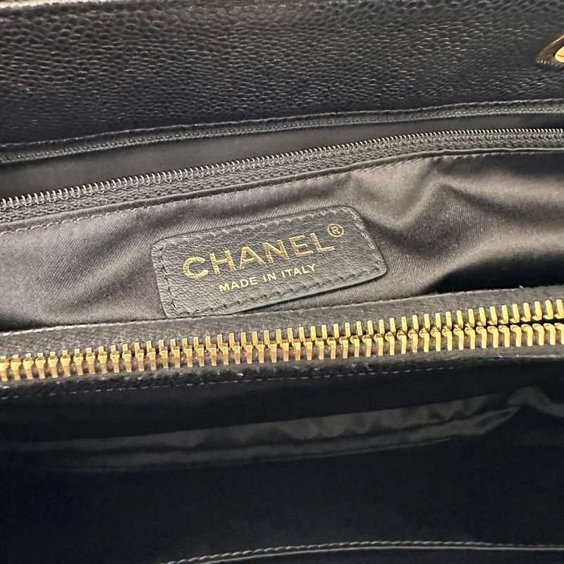 Chanel Schwarze Grand Shopping Tote (GST) 2012-2013