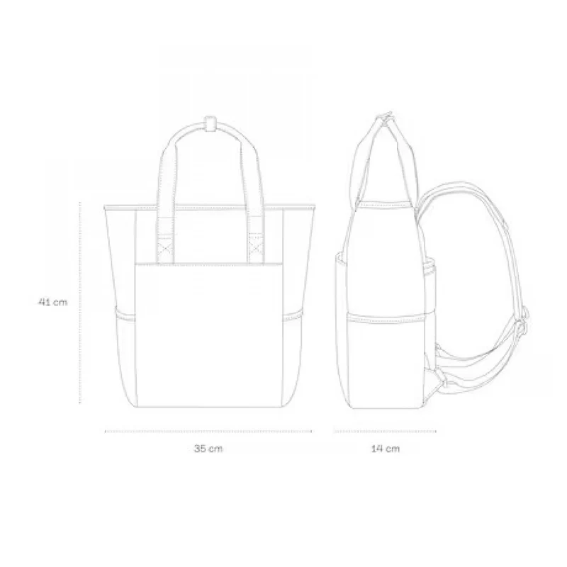 Kapten & Son Lindby Diaper Backpack Schwarz