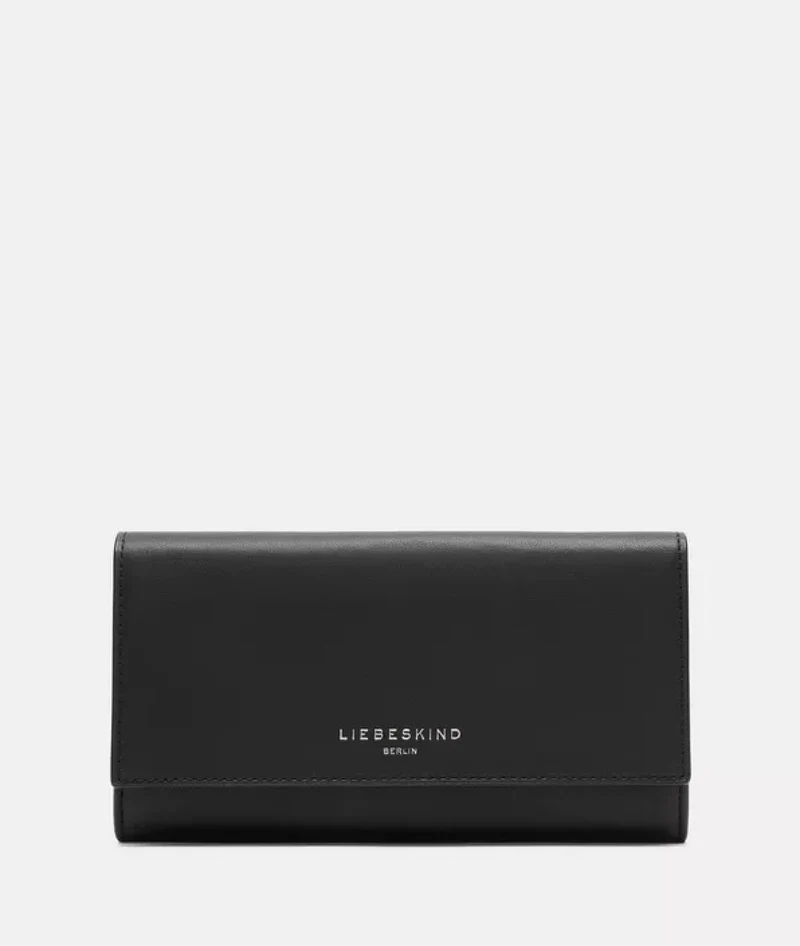 LIEBESKIND Damen Valentina Hilla Tokyo Sheep Handbag Portemonnaie Grau/ Schwarz