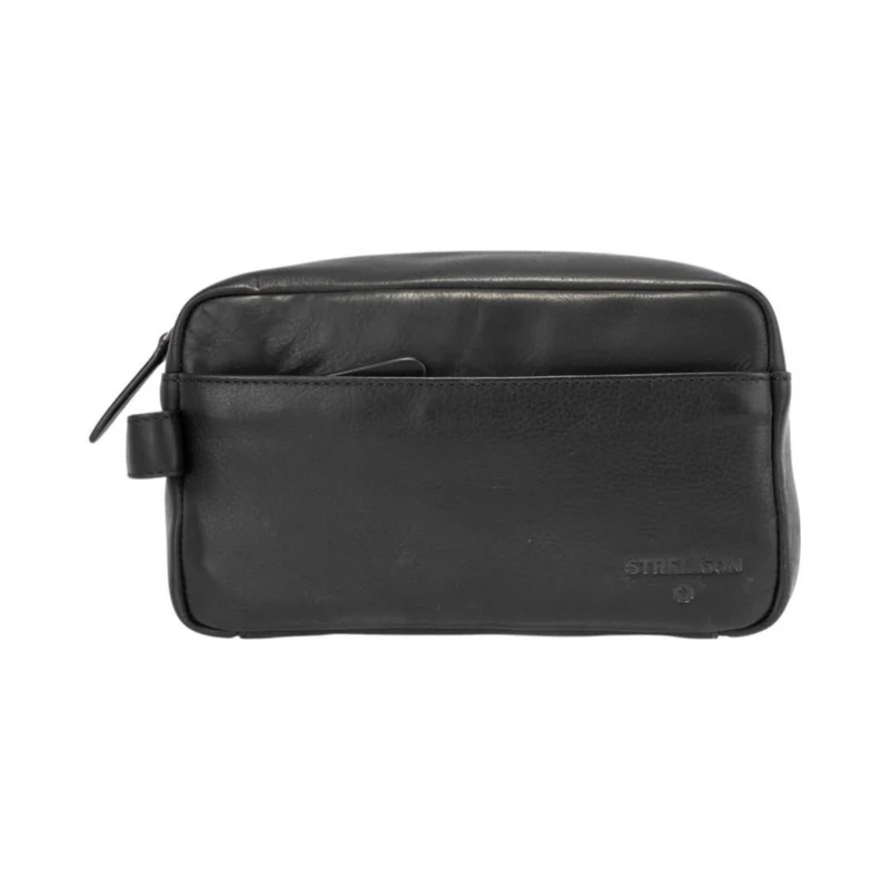 Strellson stratford 2.0 dick washbag Kulturbeutel Leder shz black