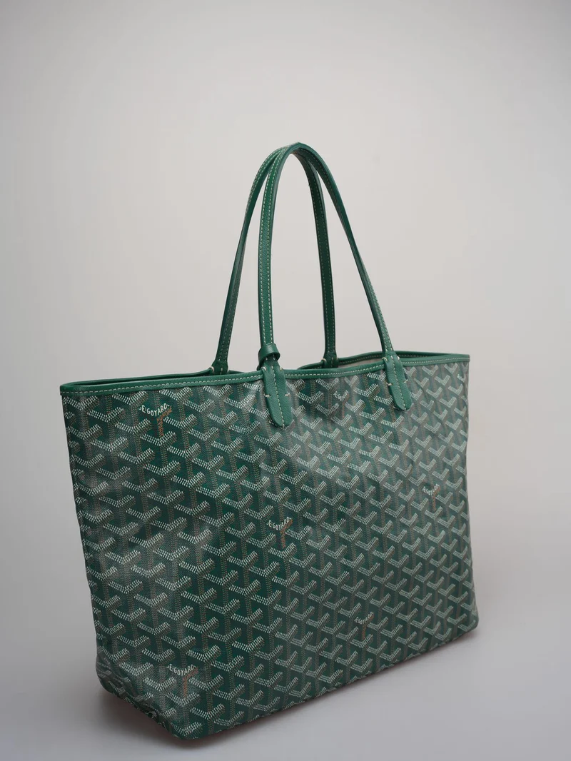 Goyard Saint Louis PM Grüne Schultertasche Grün