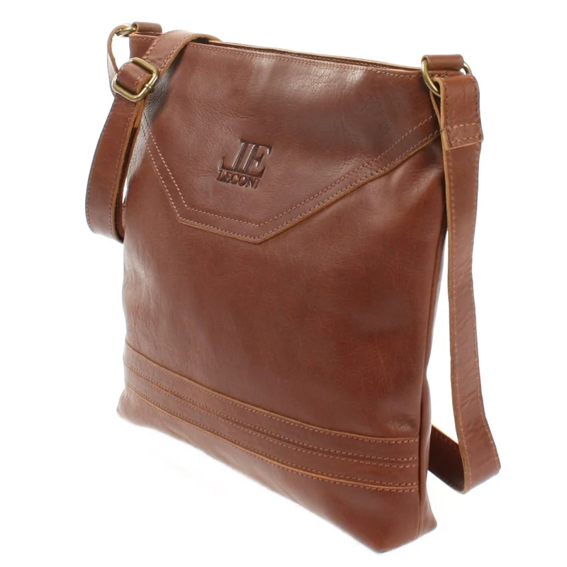 Umhängetasche Ledertasche Damen Schultertasche Leder braun LE0066