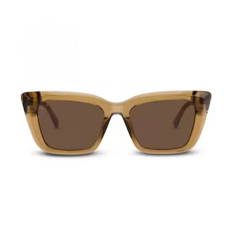 Kapten & Son Sonnenbrille Cassis Transparent - Caramel Brown