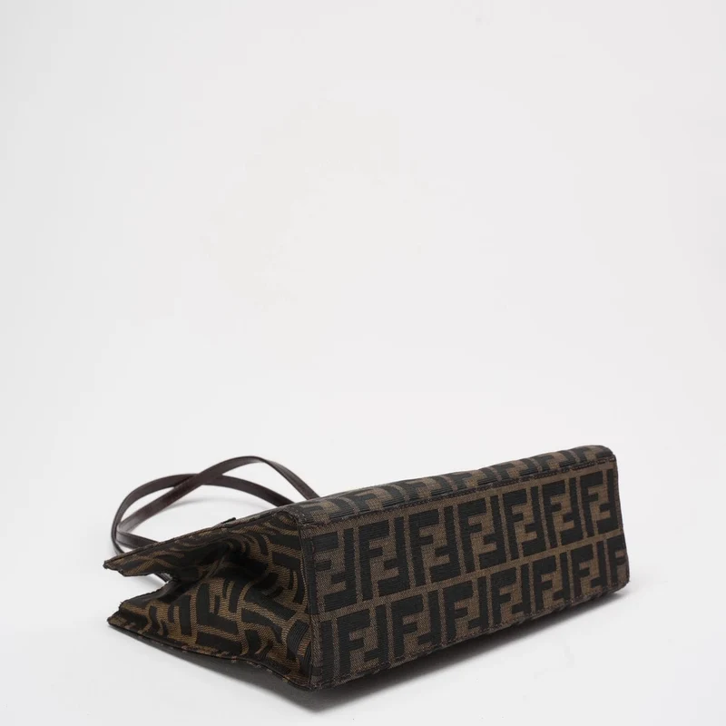 Fendi Vintage Zucca Tasche mit doppeltem Henkel