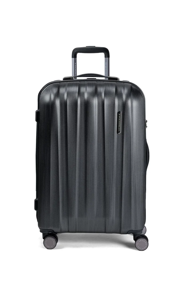 POLESTREAM Moonrock Hartschalen Trolley 100% Polycarbonat black brushed klein 55 cm