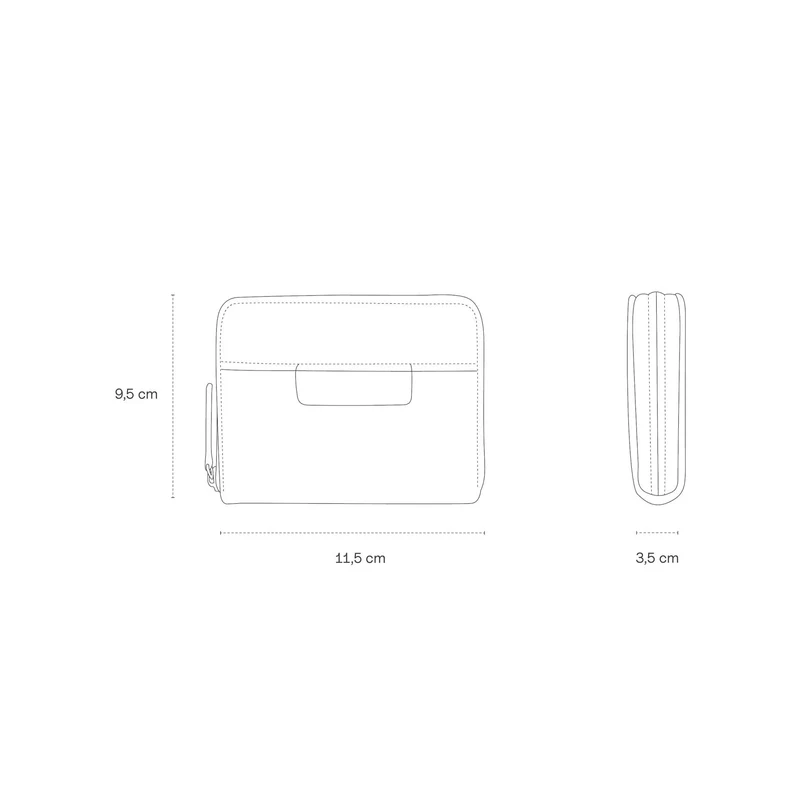Kapten & Son Bergen Pro Wallet Small Cord Rose Clay