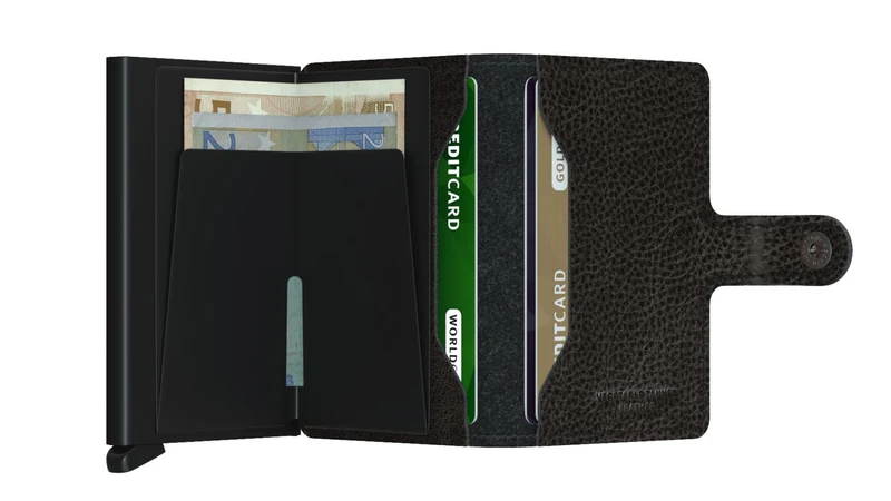 Secrid Miniwallet Vegetable Tanned Black-Black