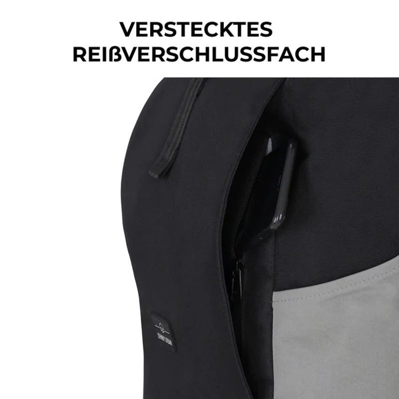 Johnny Urban Rucksack Allen Medium Schwarz-Rosa