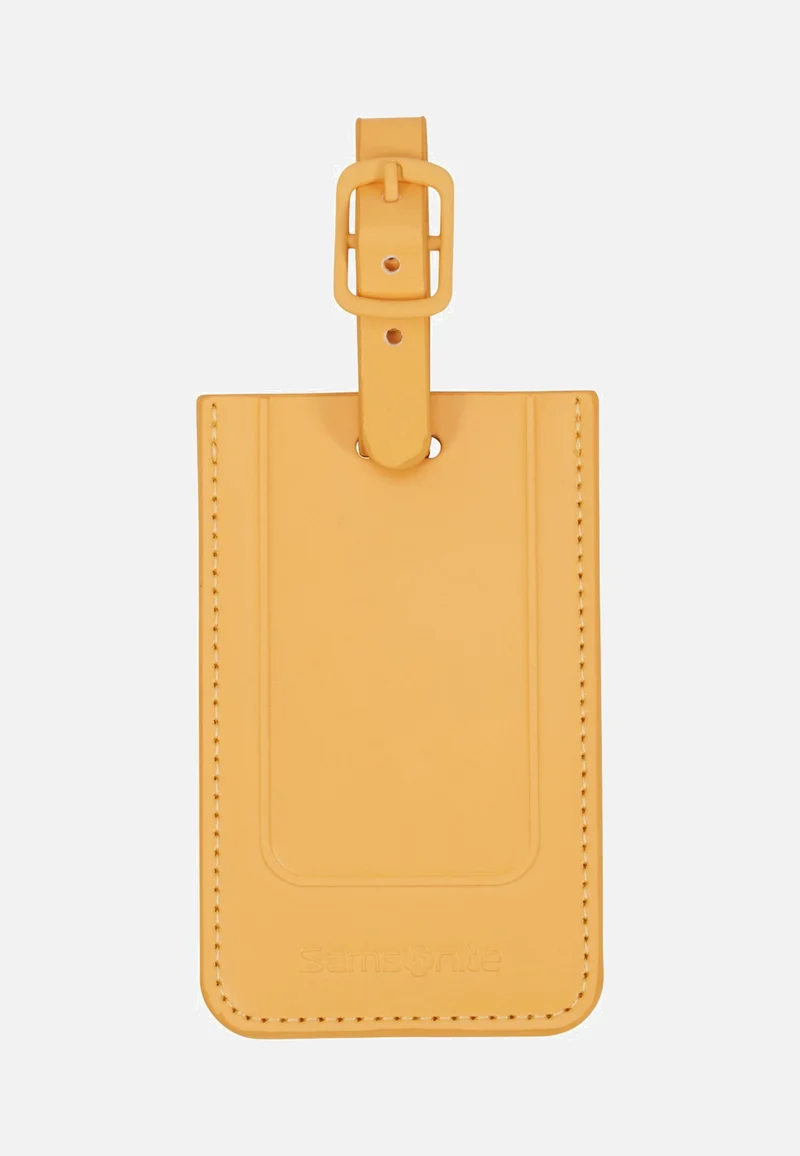 Rectangle Luggage Tag Pack Of 2 Yellow - Gepäckanhänger