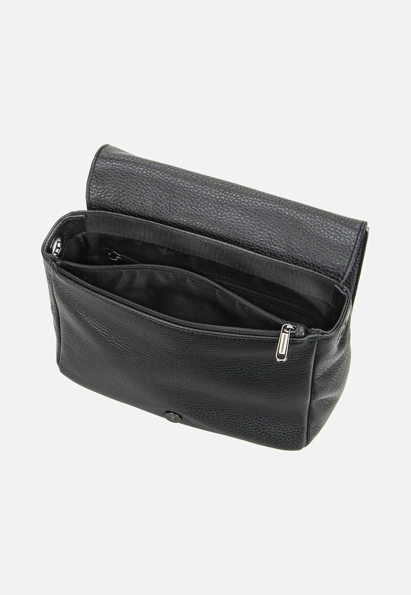 Mellow Leather Hunting Bag FZT69 Nero - Crossbody Bag