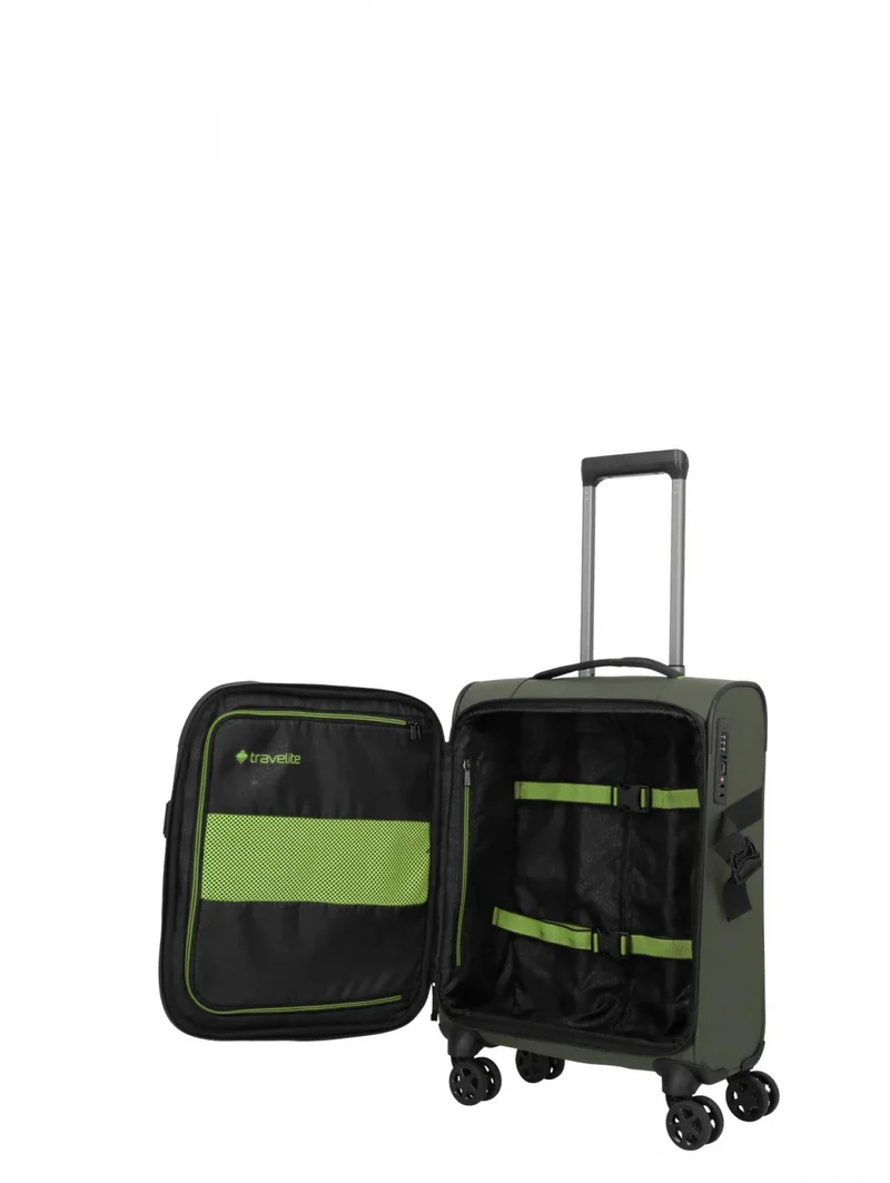 Travelite BRIIZE 4-Rad-Trolley S 55cm Khaki