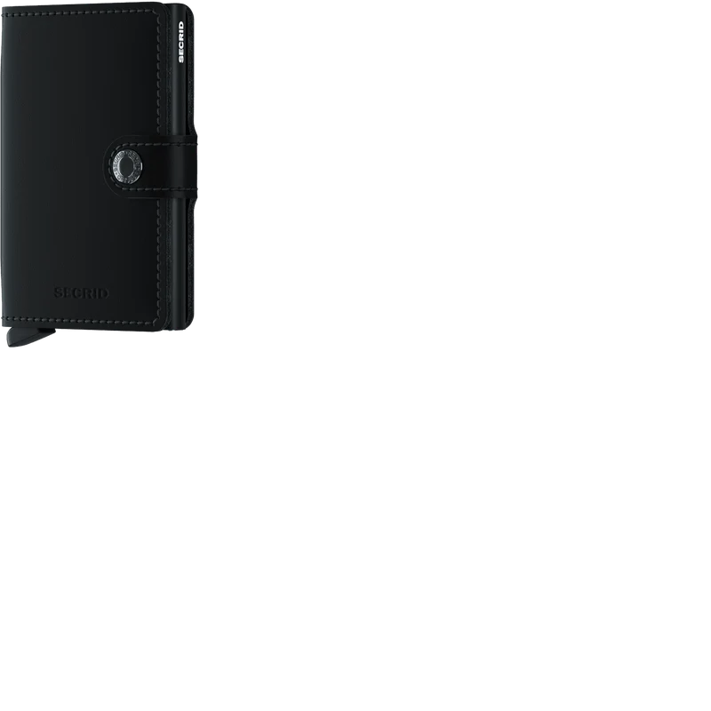 Secrid Miniwallet Matte Black Personalisiert