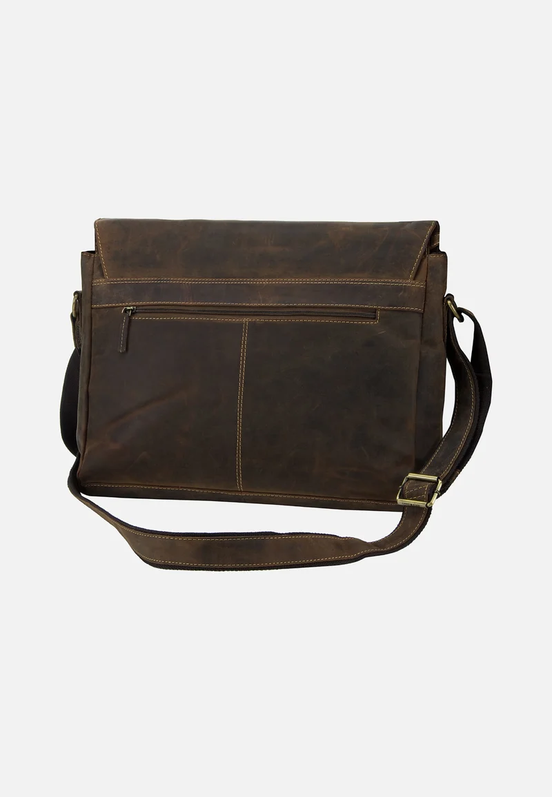 Vintage XXL Tasche Sattelbraun - Messenger Bag