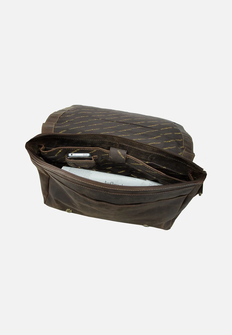 Vintage XXL Tasche Sattelbraun - Messenger Bag