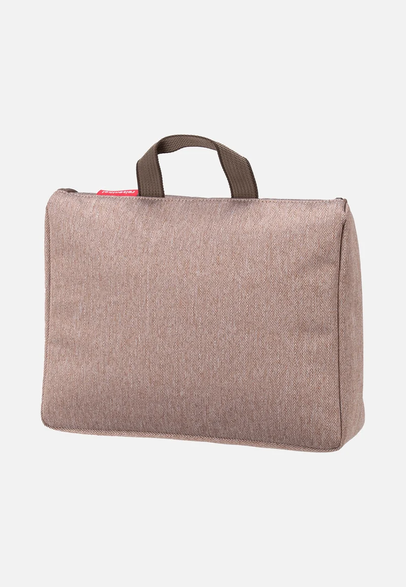 Toiletbag XL Herringbone Mokka - Kosmetikkoffer