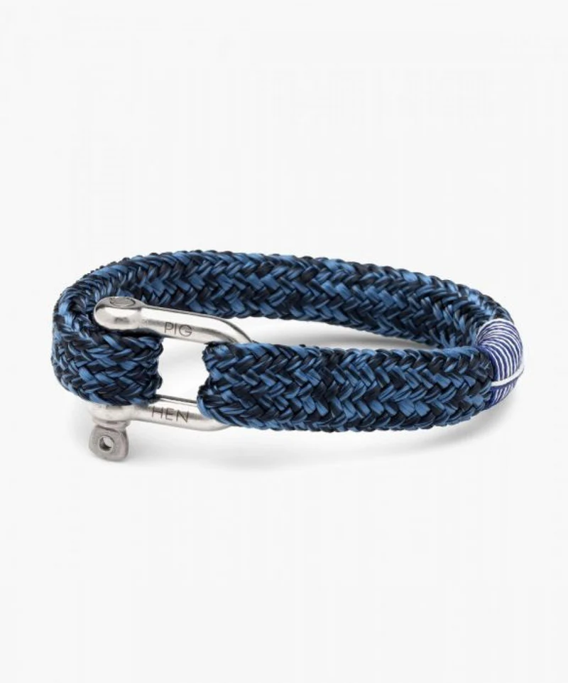 Pig & Hen Armband Gorgeous George Navy Violet Blue Silver