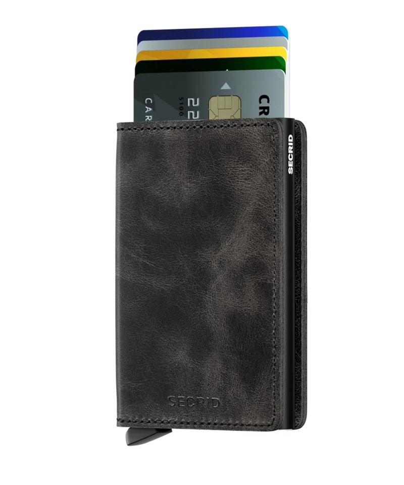 Secrid Slimwallet Vintage Schwarz