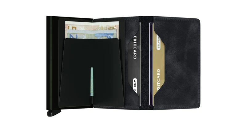Secrid Slimwallet Vintage Schwarz