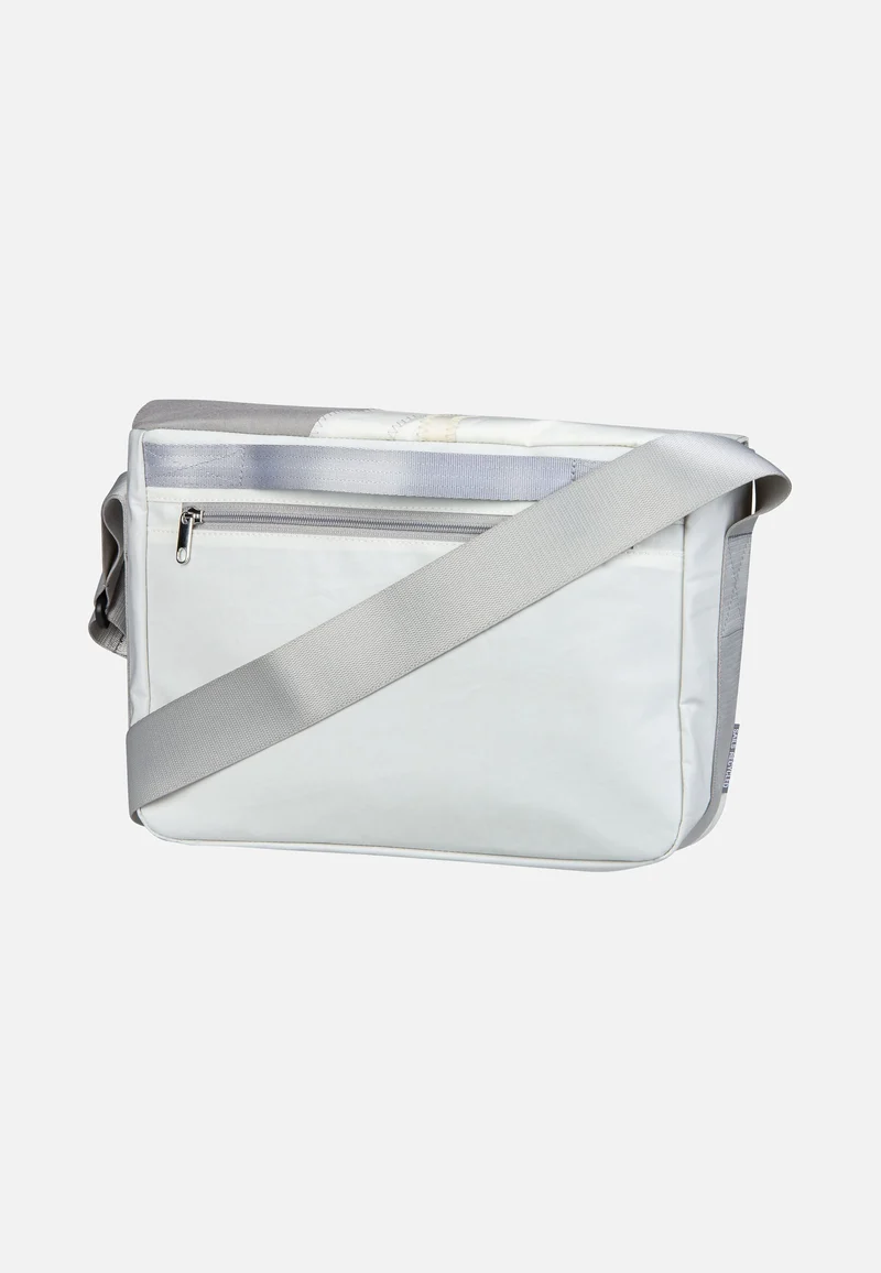 Barkasse Mini Stencil-Weiß/Grau - Messenger Bag