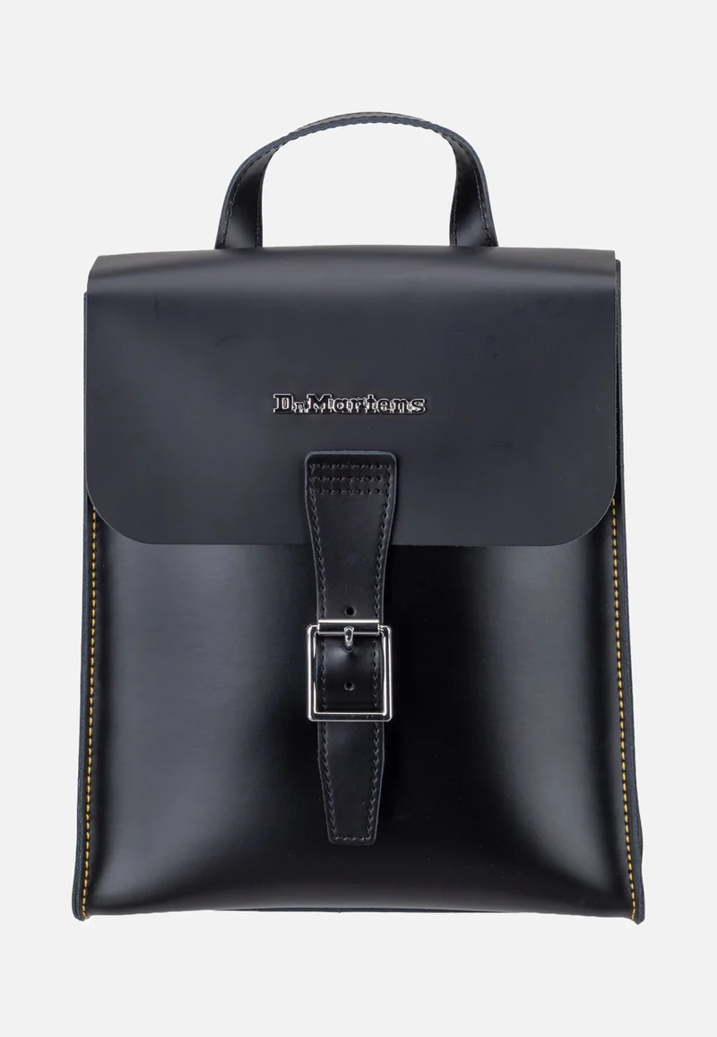 Mini Backpack Black Kiev Smooth - Rucksack