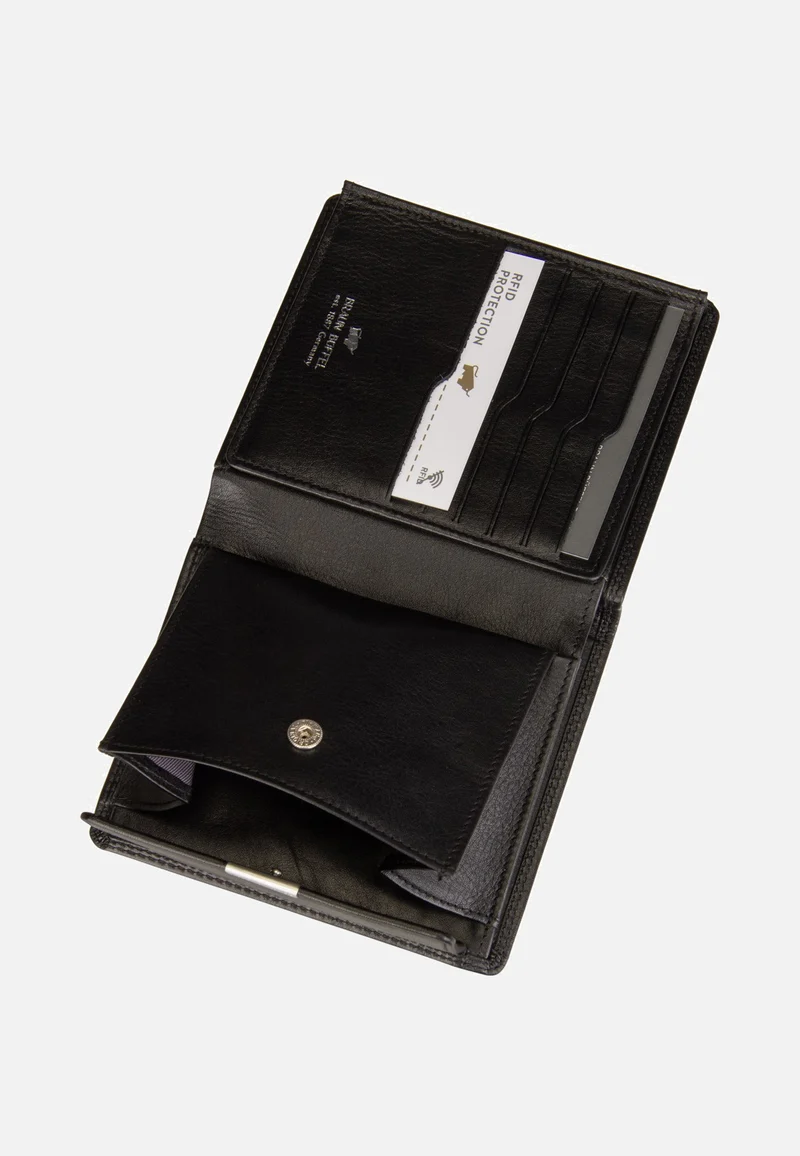 Golf RFID Coin Wallet H 12Cs Black - Portemonnaie