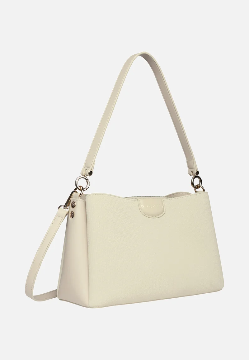 Leah Shoulder Bag M Beige - Umhängetasche