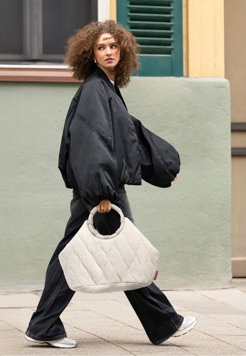 Loopbag Hobo Puffer Stone - Shopper