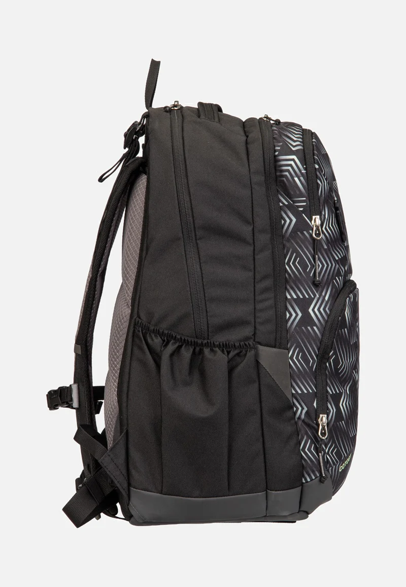 Cotogy Black Ripple - Schulrucksack