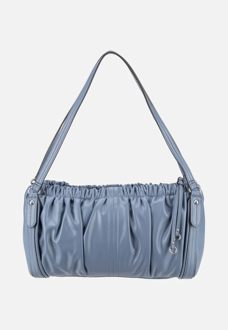 Faye M Vintage Goat Flower Blue - Satchel
