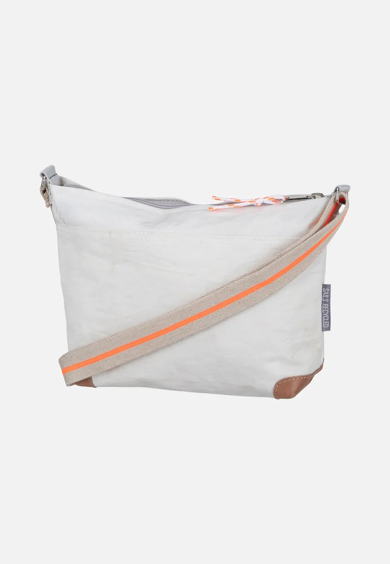 Deern Lütt Crossover Weiss/Sand/Zahl Orange - Beuteltasche
