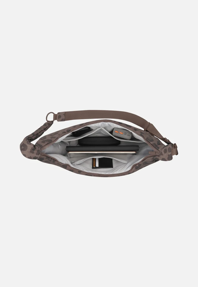Lou Large Brown Leo - Crossbody Bag