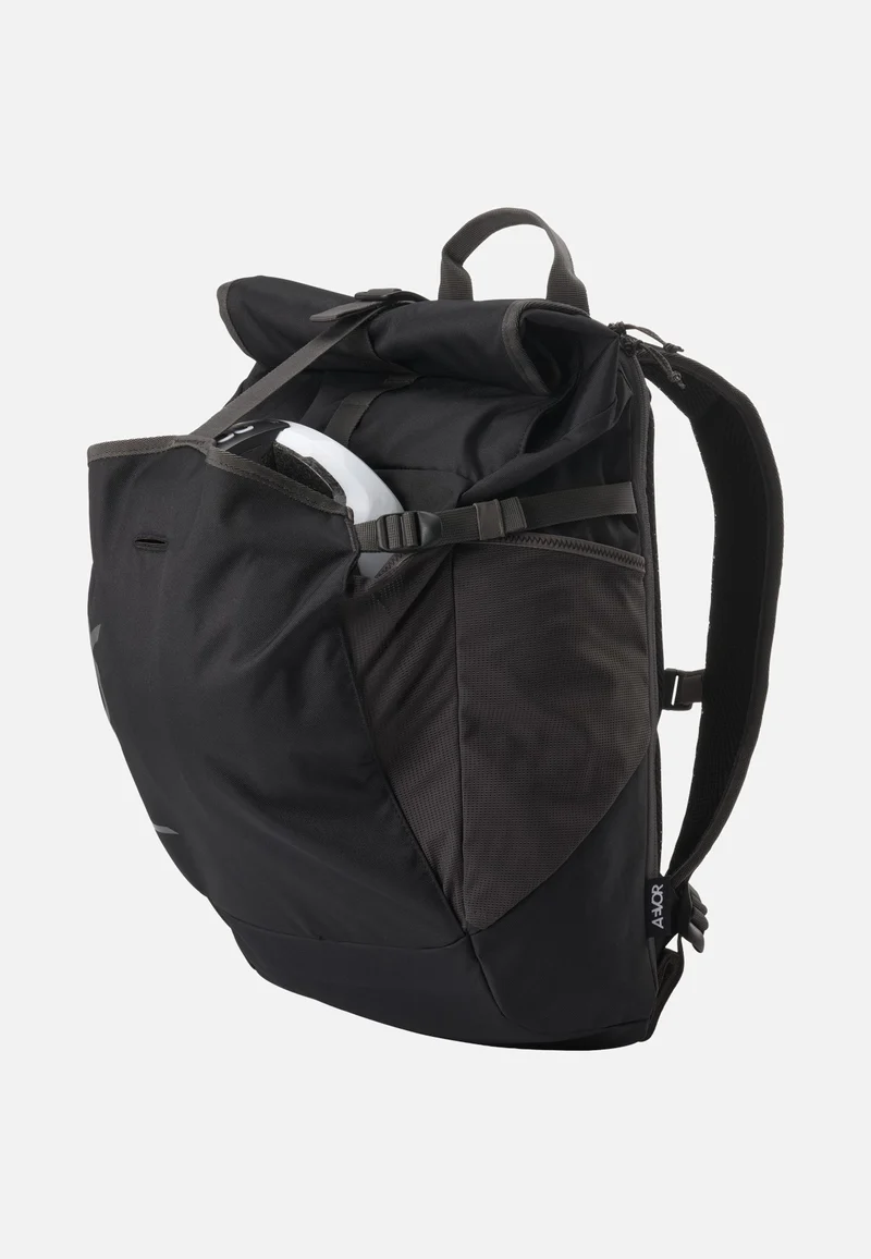 Roll Pack Black Charcoal - Rolltop Rucksack