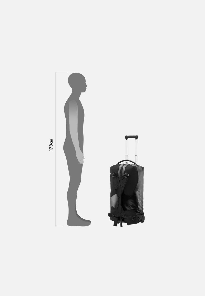 Duffle RG 60L Schwarz - Rucksack-Trolley
