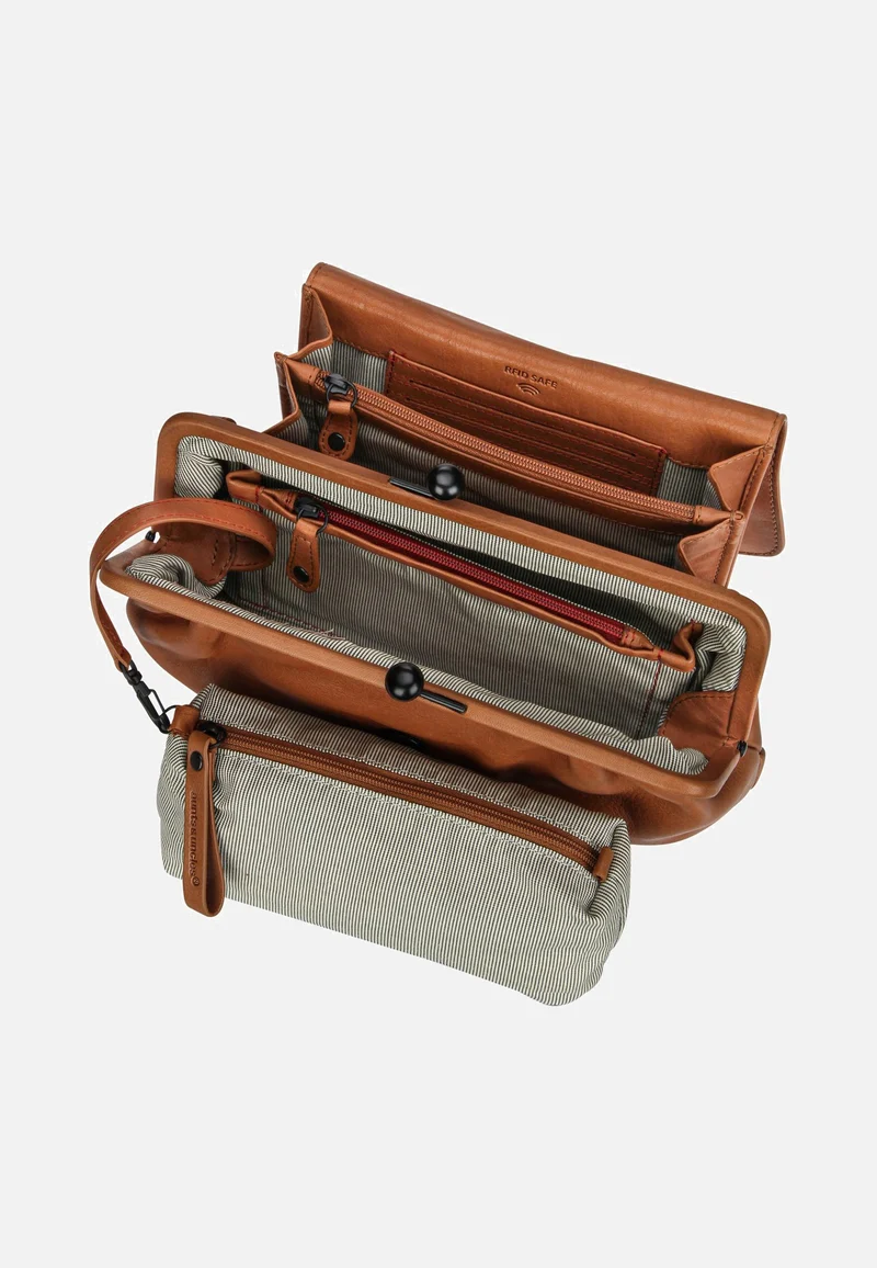 Mrs. Madeline Caramel - Crossbody Bag