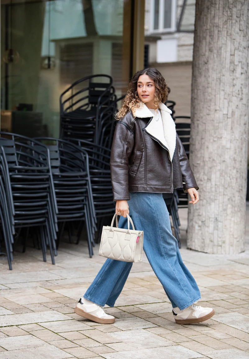Daily Shopper XS Puffer Stone - Tote Bag