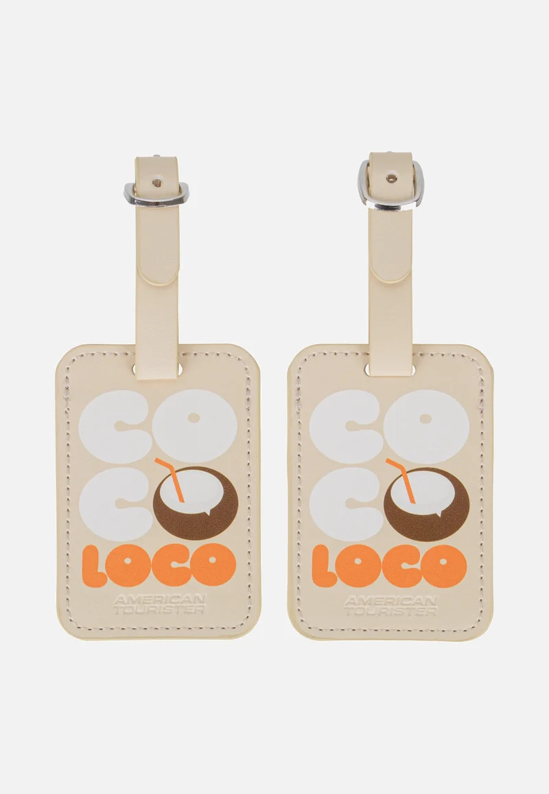 Luggage Tag Pack Of 2 Print Coco Loco - Gepäckanhänger
