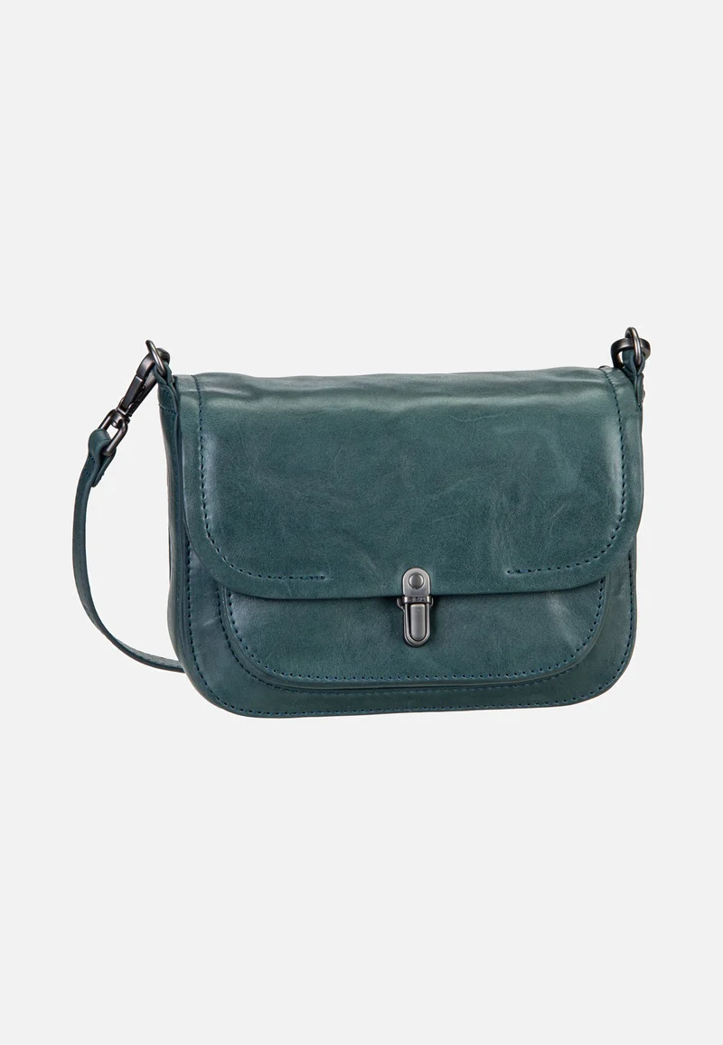 Mrs. Waffle Green Jewel - Saddle Bag