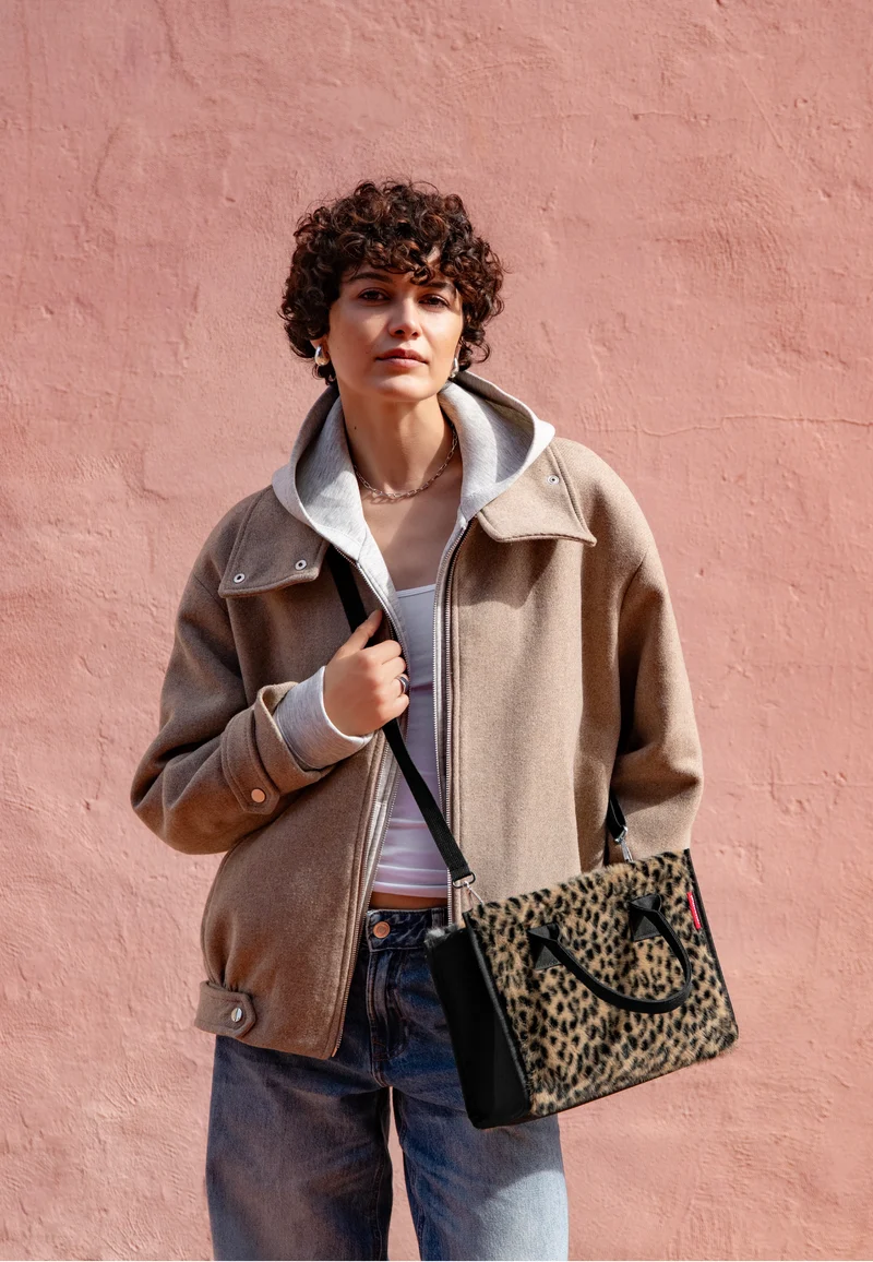 Daily Shopper XS Leo Fake Fur - Tote Bag