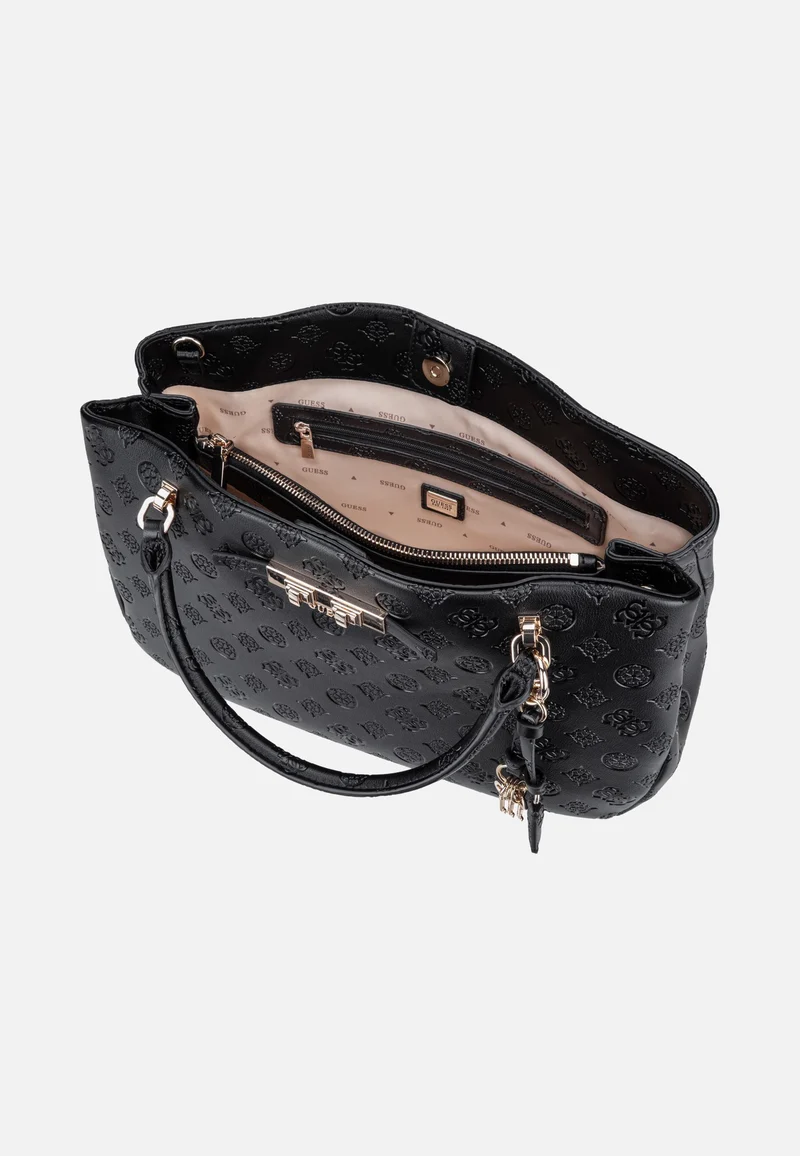 Carmella Girlfriend 25060 Black Logo - Satchel