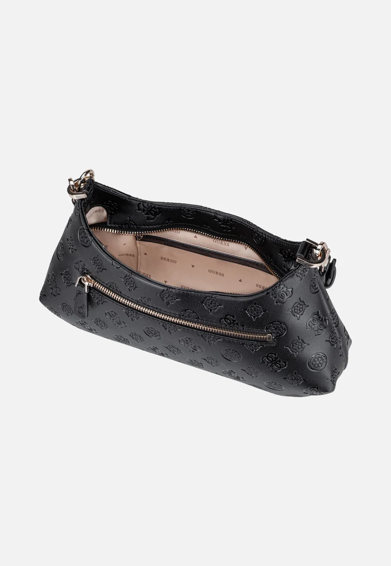 Carmella Shoulder 25180 Black Logo - Schultertasche
