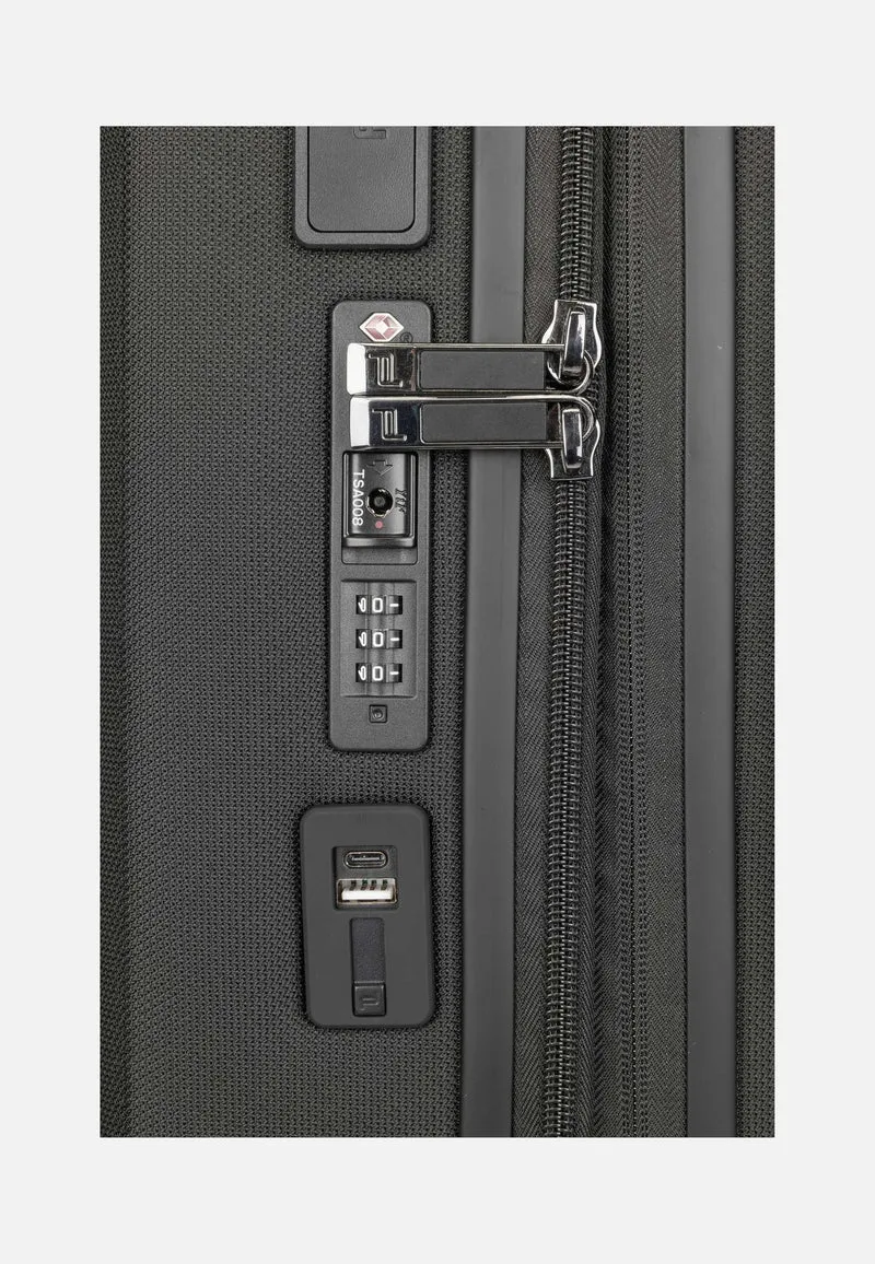Roadster Nylon 4W Trolley S Exp Black - Koffer