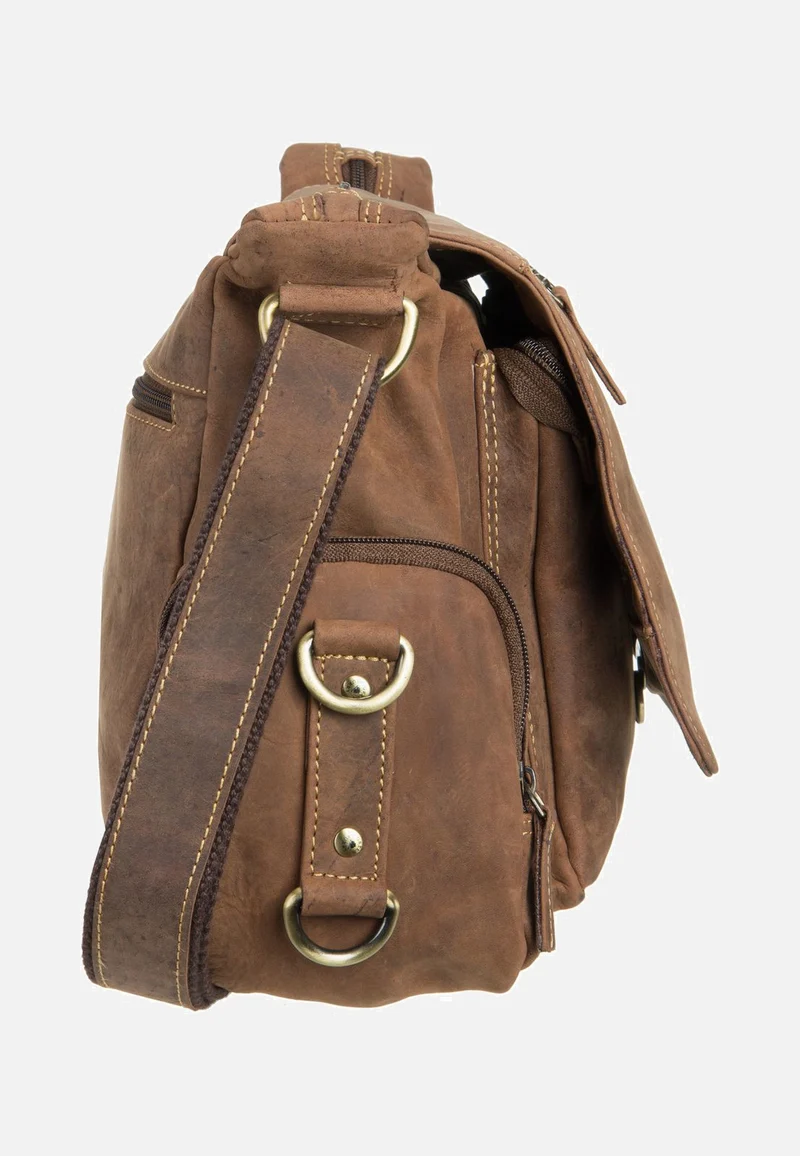 Vintage New Hunting Bag II Sattelbraun - Crossbody Bag