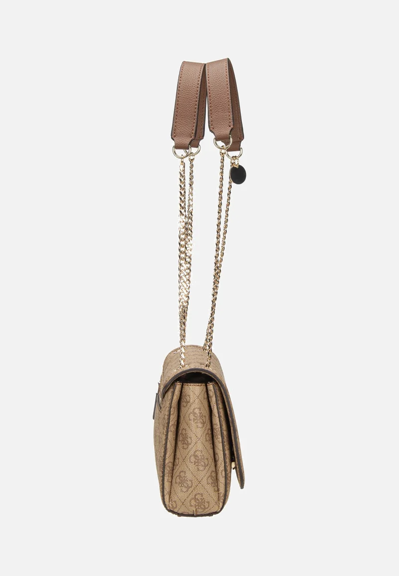 Noelle II Conv XBody Flap 72210 Latte Logo/Brown - Umhängetasche