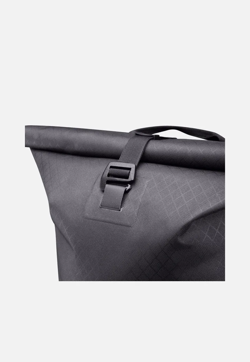 Daypack Metrosphere Black Embossed - Rolltop Rucksack