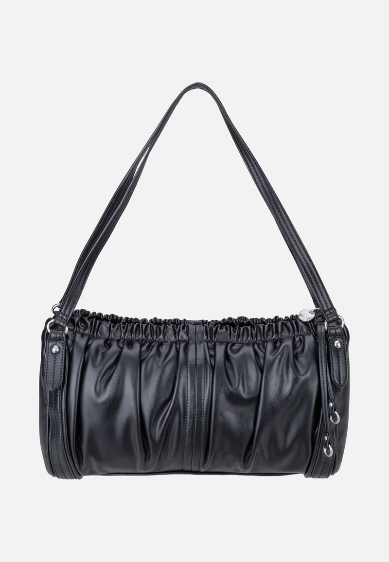Faye Satchel M Vintage Goat Black - Satchel