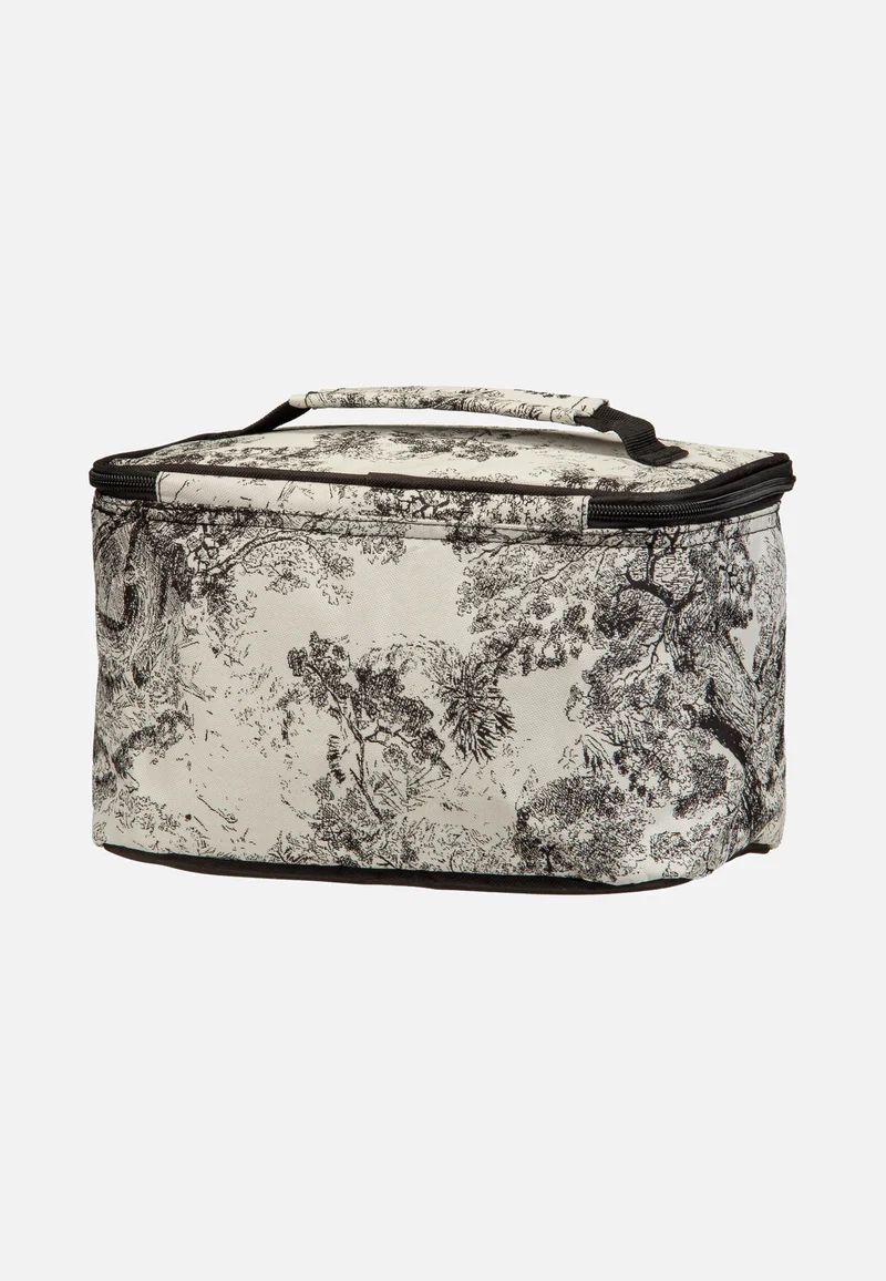 Cosmetic Case Jacquard Grey - Kosmetikkoffer