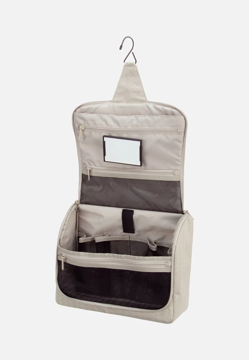 Toiletbag XL Herringbone Sand - Kulturbeutel