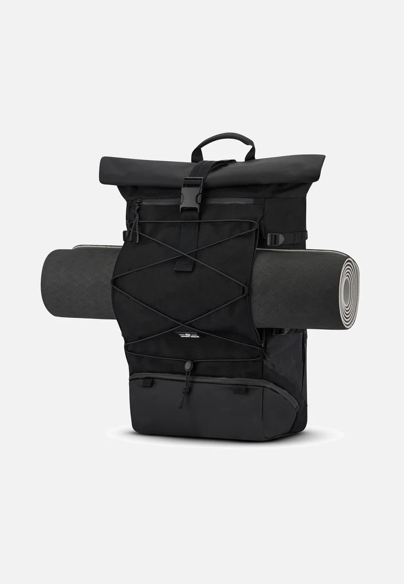 Allen Large Travel Schwarz - Rolltop Rucksack
