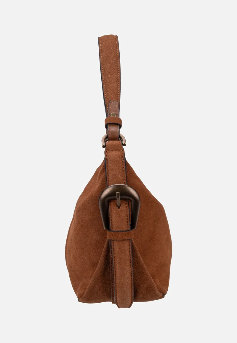 Paris II Hobo S Hydro Suede Brown - Hobo Bag