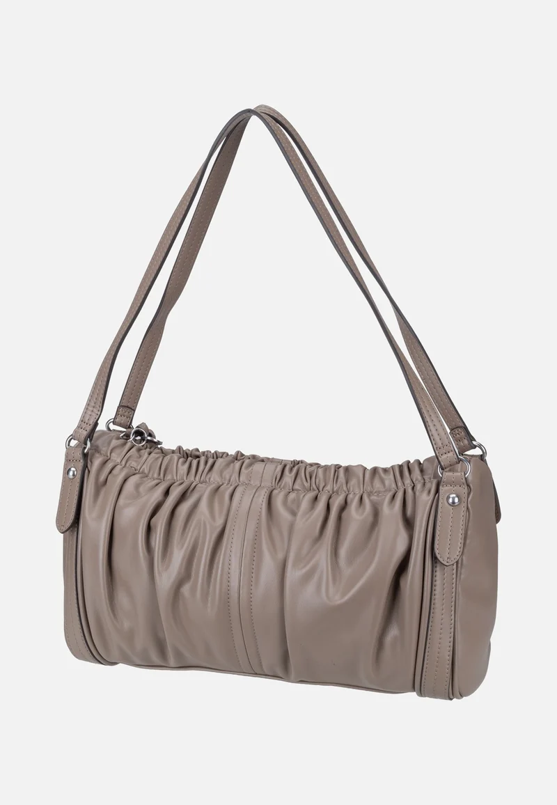 Faye Satchel M Vintage Goat Neutral Grey - Satchel